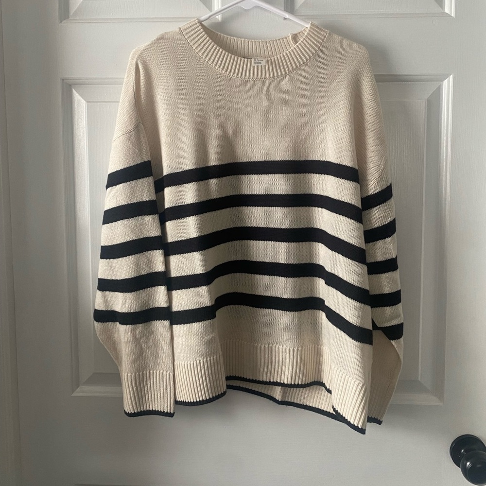 H&M striped sweater